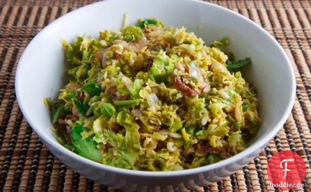 Rosenkohl mit Speck und Zitrone