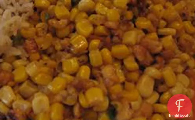Zuckermais-Subji mit Paneer und Cashewnüssen