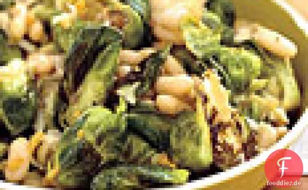 Rosenkohl mit Weißen Bohnen und Pecorino