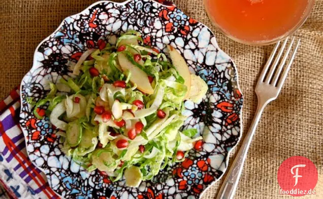 Apfel-Granatapfel-Rosenkohl-Salat