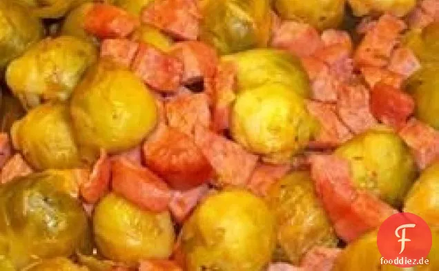 Verkleidet Rosenkohl