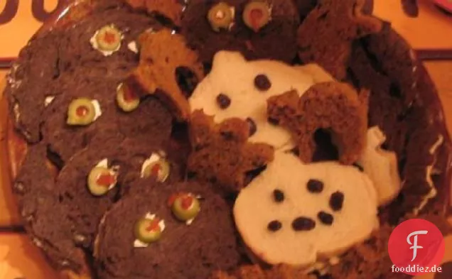 Halloween-Leckereien-Sandwich