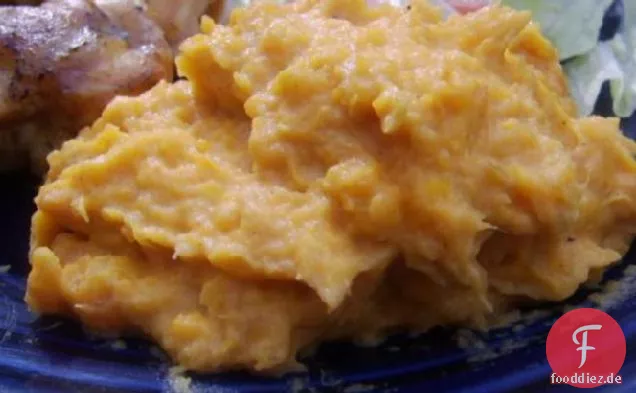Smokey pürierte Süßkartoffeln