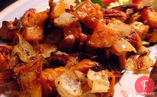 Ofen gebratene Süßkartoffeln