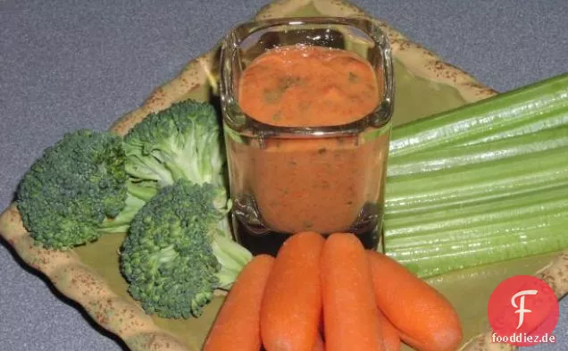 Ww Saure Sahne und geröstete Paprika Dip - 1 Pt