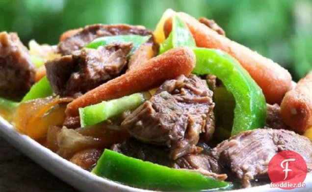 Süß und Sauer hawaiianische Beef Crock Pot