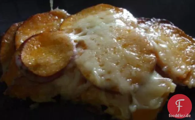 Überbackene Süßkartoffeln