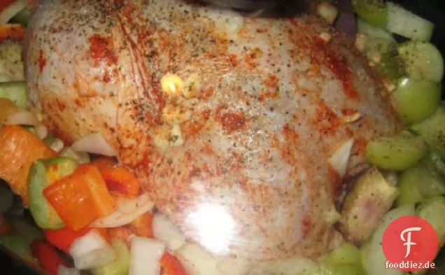 Crock Pot Huhn Mit Tomatillos Salsa