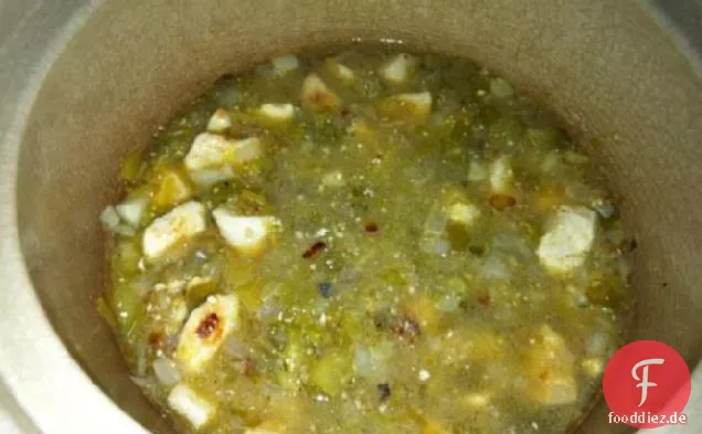 Weißer Crock Pot Chili (mit Tomatillo)