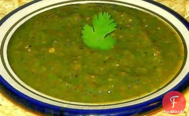 Spicy Crock Pot Huhn Chile Verde (fettarm)