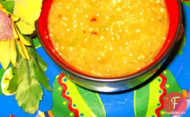 Flüssige grüne Feuer scharfe Sauce