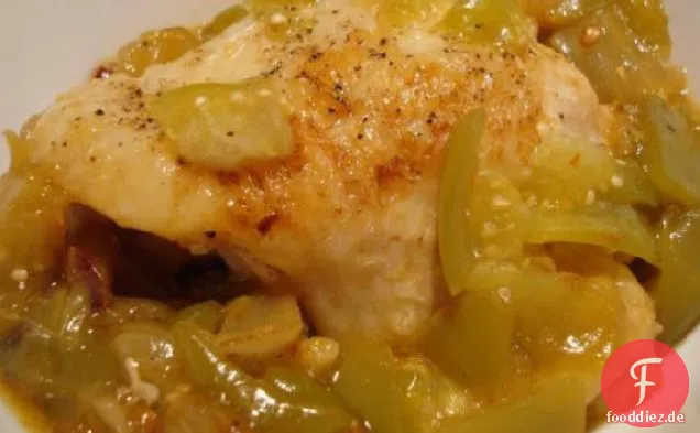 Entomado De Pollo (Tomatillos und Huhn)