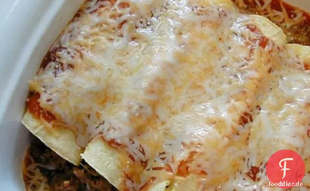 Einfache Enchiladas (Rind oder Huhn)