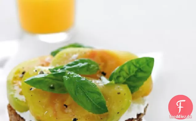 Ricotta und Tomatentoast