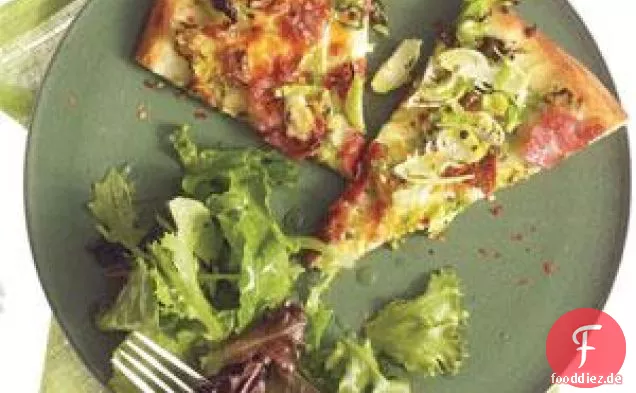 Salami Und Rosenkohl Pizza