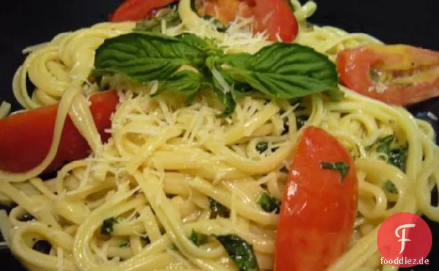 Brie & Tomaten Linguine