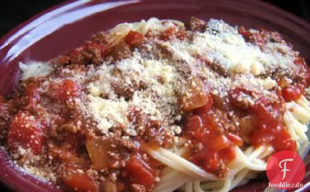 Fleisch(weniger) Tomatensauce - sizilianische Art