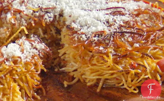 Gebratene Nudeln Snack