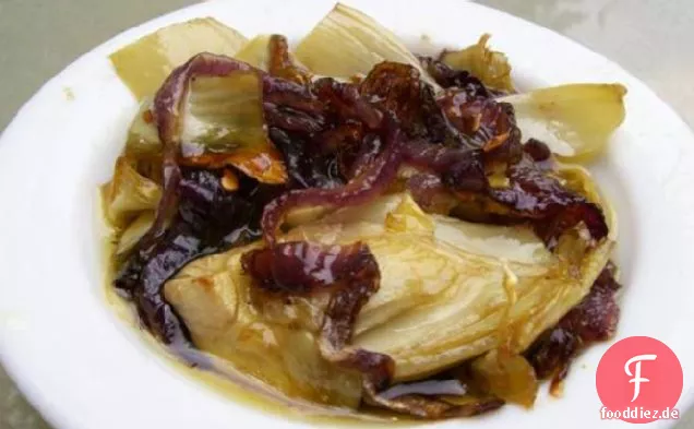 Honig & Chili Zwiebeln mit marinierten Artischocken
