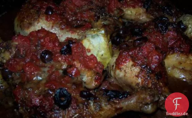 Gebackenes griechisches Zitronenhähnchen