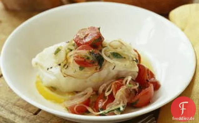 Estragon-Tomaten Fisch