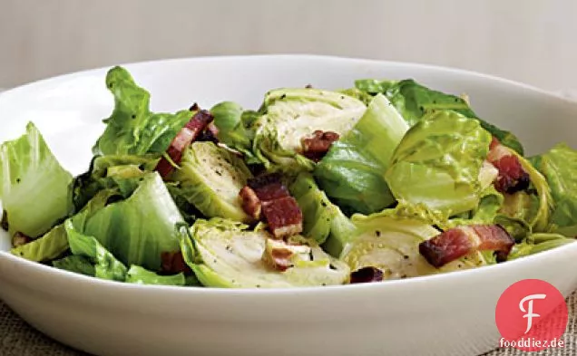 Rosenkohlsalat mit warmer Speckvinaigrette