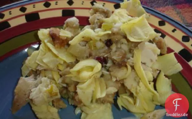 Artischocken-Parmesan-Sauerteig-Füllung