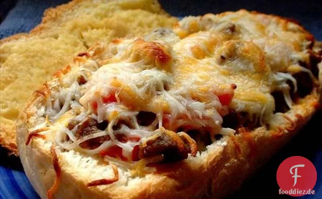 Pizzaiola Wurst-Sandwich