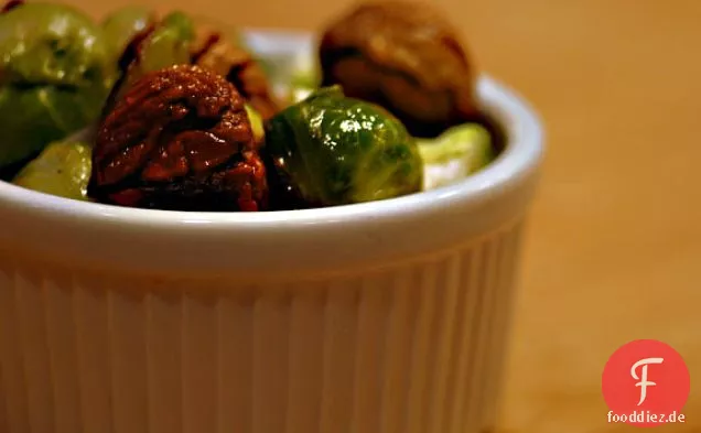 Kastanien mit Rosenkohl