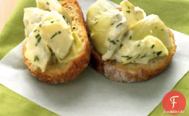 Artischocken-Dill-Crostini