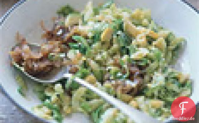 Rosenkohl-Hash mit karamellisierten Schalotten