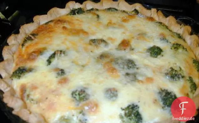 Italienische Wurst-Brokkoli-Quiche