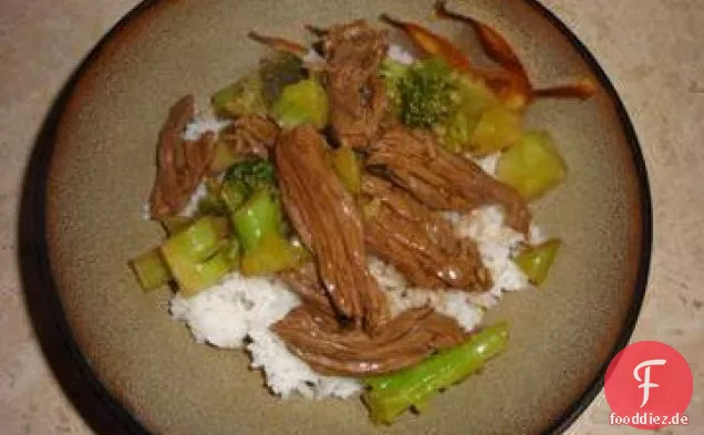 Citrusy Rindfleisch und Brokkoli Stir-Fry