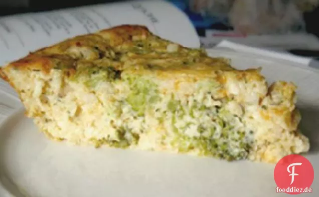 Crustless Feta und Cheddar-Quiche