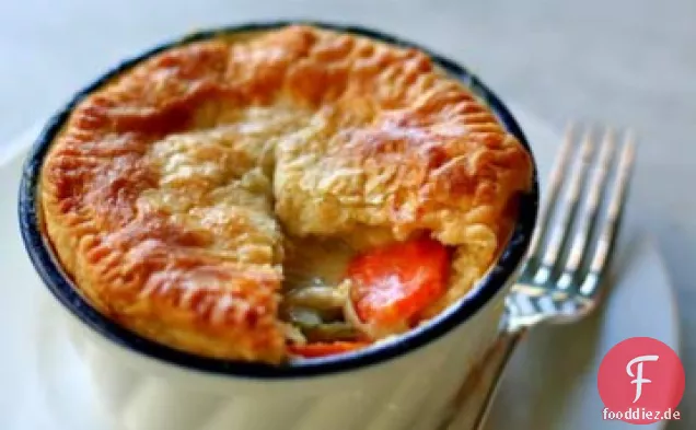 Hausgemachte Chicken Pot Pie Mit Kräuter-Soße