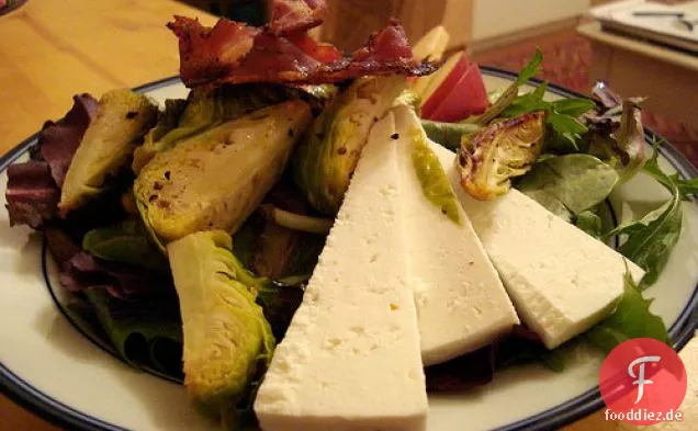 Kochen aus den Glossies: Salat mit Pancetta Chips, geröstet