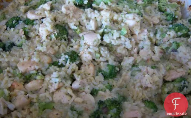 Eine schnelle Hühnchen- und Reismahlzeit für geschäftige Nächte!