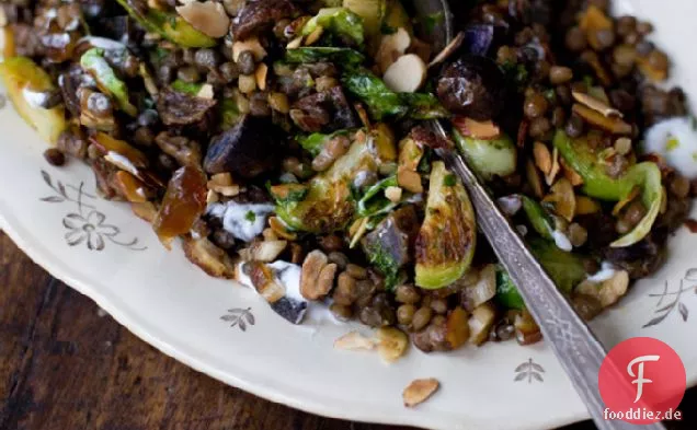 Linsen-Mandel-Stir-fry Rezept