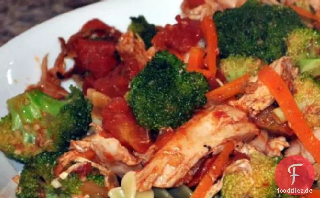 Huhn Pasta Primavera für Wochentage