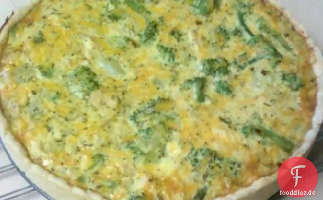 Huhn und Brokkoli-Quiche
