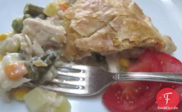 Huhn Marsala Pot Pie