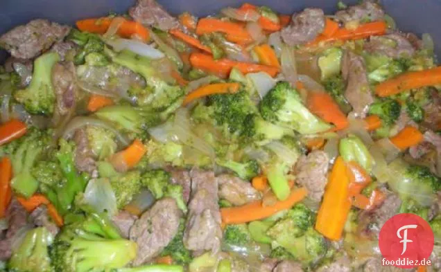 Low Carb Rindfleisch und Brokkoli Stir Fry
