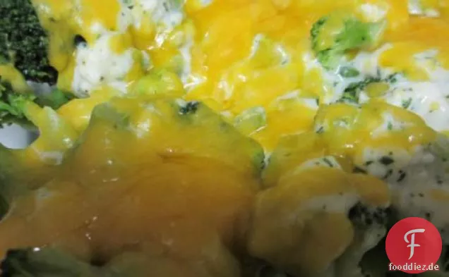 Cremige Ranch Brokkoli und Käse