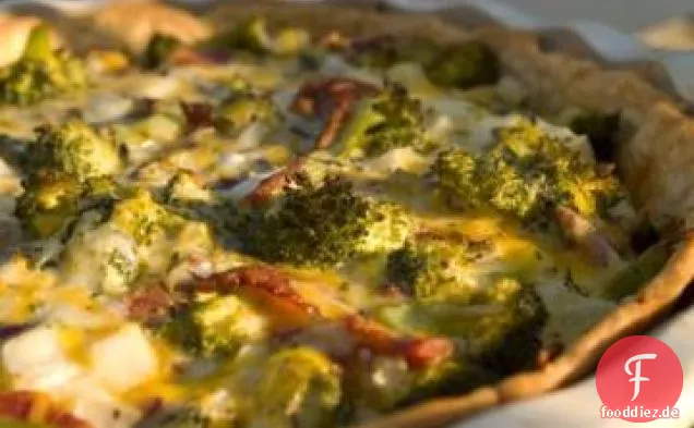 Brokkoli & Speck Quiche
