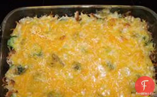 Silvers herzhafter Hühnchen-Brokkoli-Auflauf