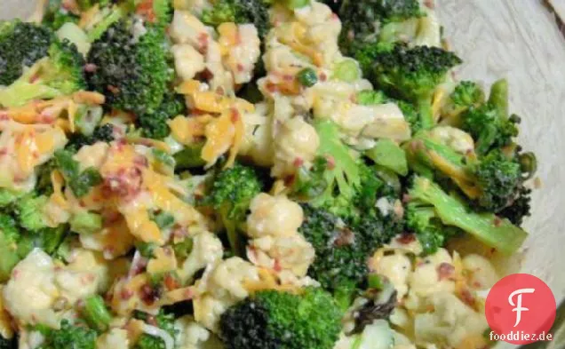 Brokkoli,Blumenkohlsalat