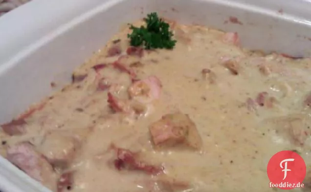 Curry-Truthahn-Auflauf