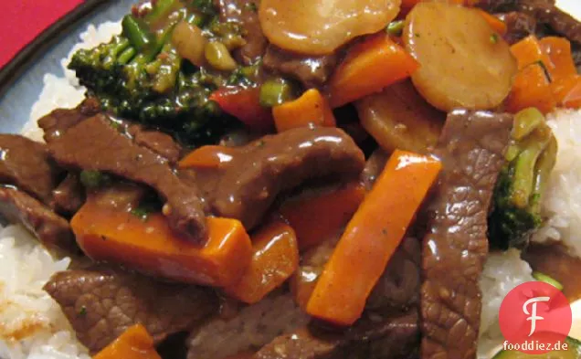 Rindfleisch Rühren Braten