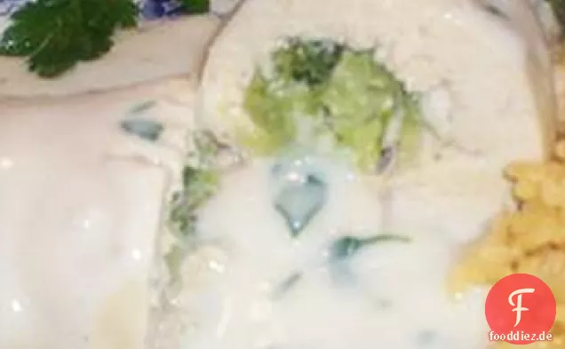 Brokkoli Huhn Roll-Ups