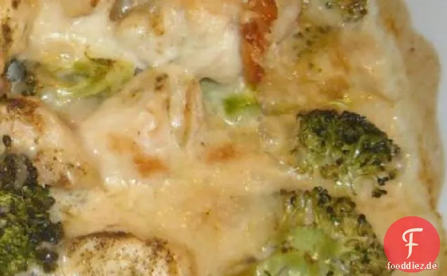 Huhn und Brokkoli